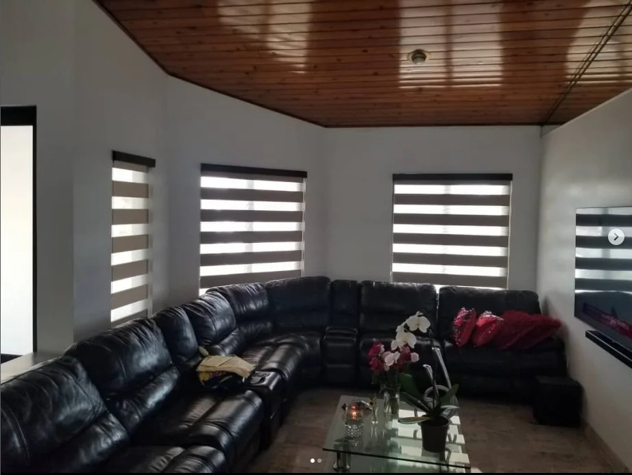 Modern window shades for a South Florida residence